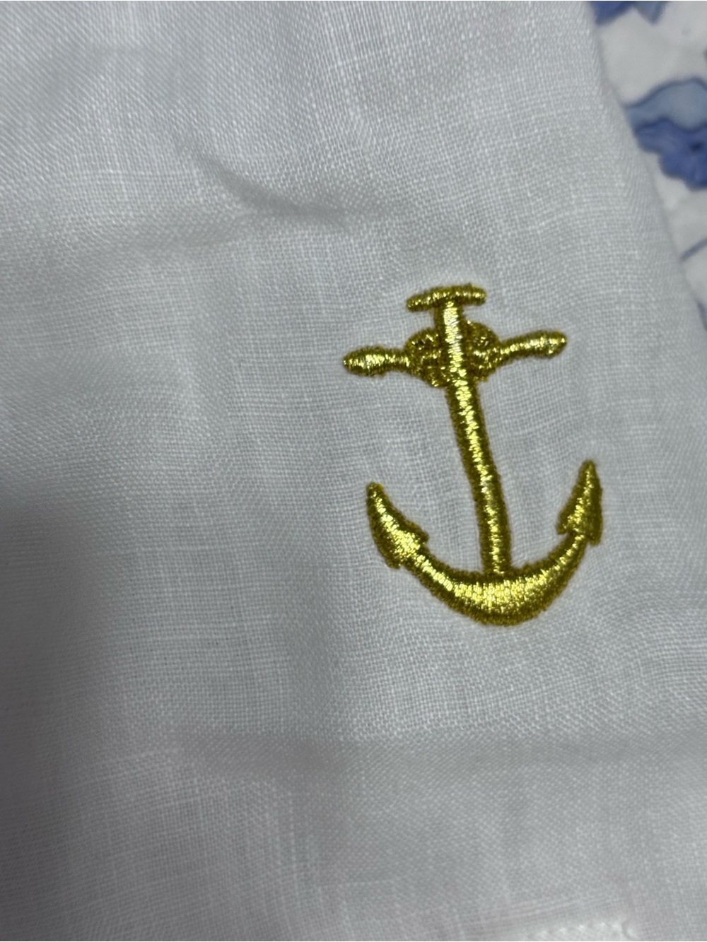 Lauren Ralph Lauren Women’s Plus 2X White Linen Button Down Shirt 3/4 Sleeve - Picture 5 of 11